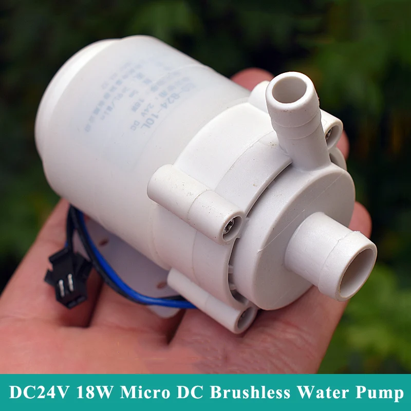 

DC 24V 18W 540L/H High Power Large Flow Micro DC Brushless Water Pump Centrifugal Impeller Pump Circulating Pump DIY Fountain