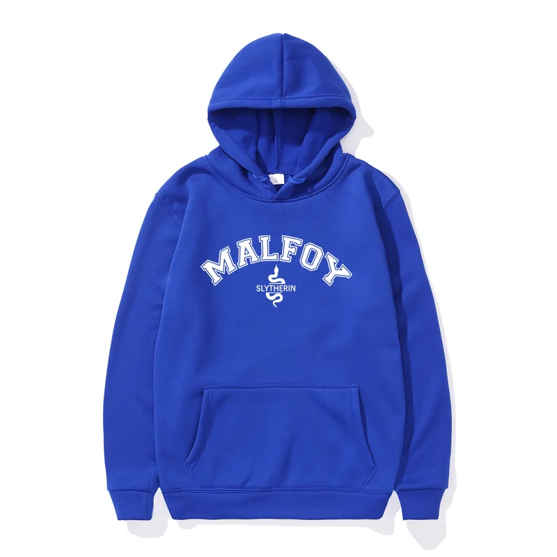 Malfoy Sweatshirt House Sweatshirts Dark Academia Crewneck College Sweatshirt Unisex Long Sleeve Pullover Autumn Winter Hoodies