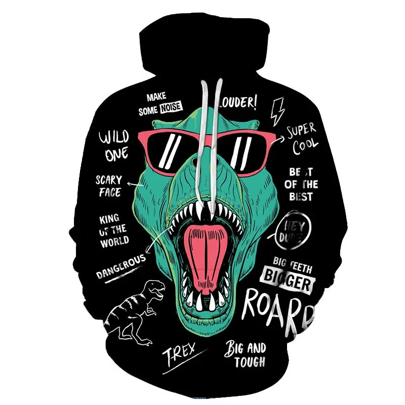 

Cartoon Dinosaur 3D Printed Hoodies For Men Clothes Funny Fashion Women Sweatshirt Casual Streetwear Pullovers Y2k Tracksuit Top