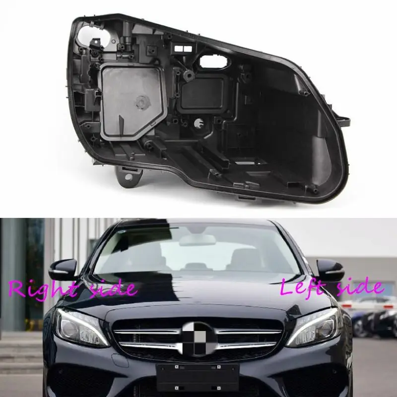 

Headlight Base For Mercedes-Benz C-Class W205 2015 2016 2017 2018 Headlamp House Car Rear Base Front Auto Headlight Back House