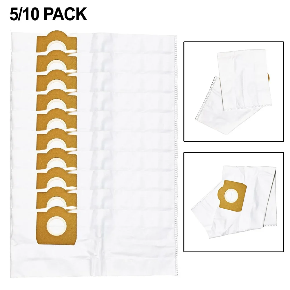 

5/10 Pack Pack Filter Dust Bags For Karcher WD3 WD3P For MV3 SE 4001 SE 4002 Fit 6.959-130 ReplacementVacuumBag