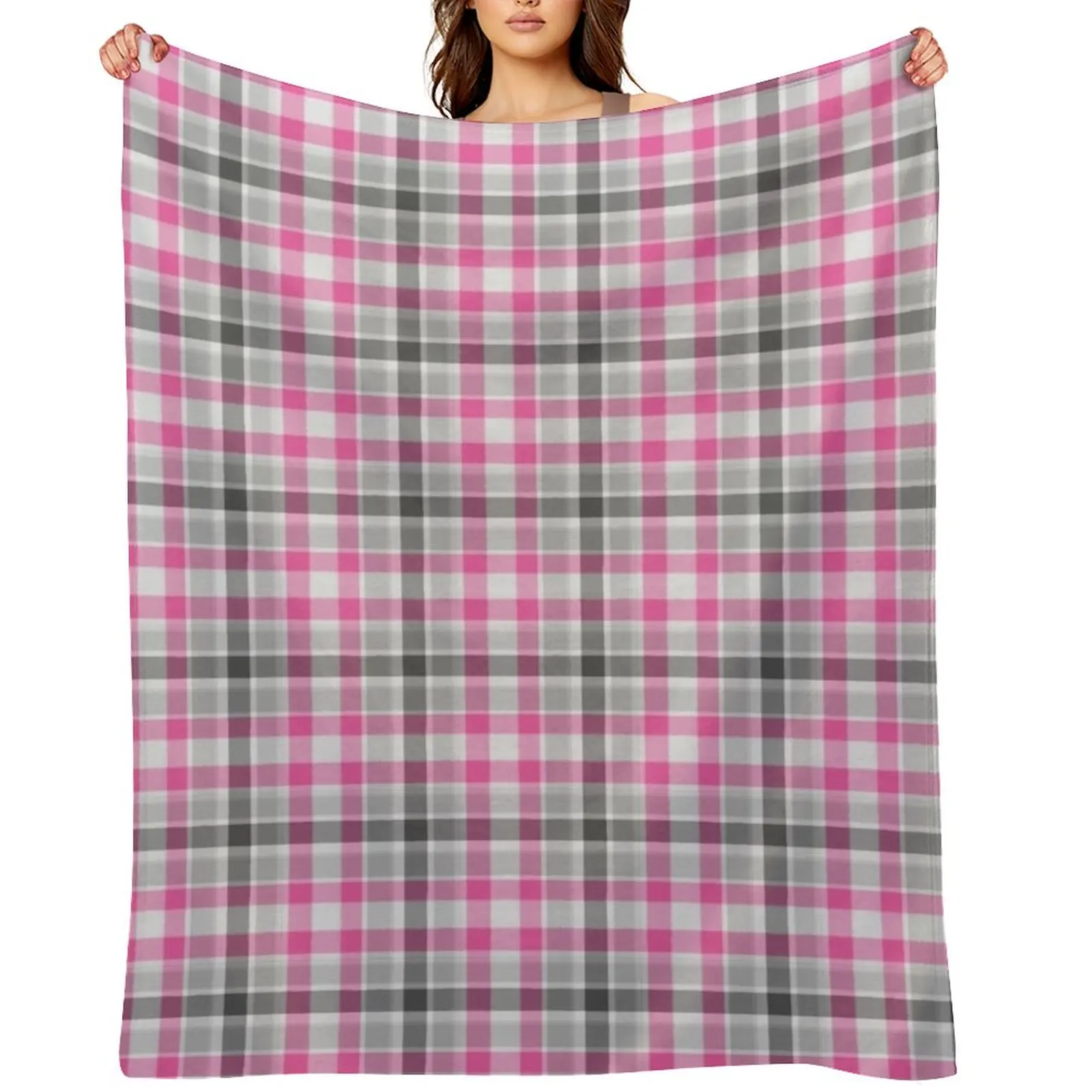 

PRIDE PLAID - Demigirl Throw Blanket Nap Bed For Sofa Thin Bed linens Blankets