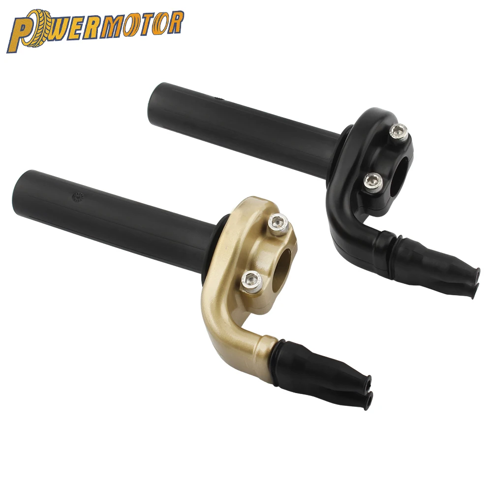 

Motorcycle Throttle Two Line Grip 22mm Twist Accelerator for KTM HondaYamaha Kawasaki Handle Grips Dirt Bike Enduro Motocross