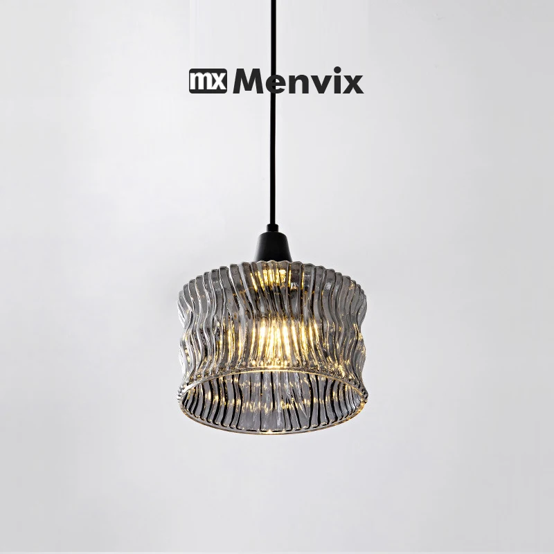 Minimalist Style Led E27 Glass Chandelier Lustre Dining Room Bedroom Hanghing Home Decor Bar Loft Pendant Fixtures Kitchen Lamp - Image 3