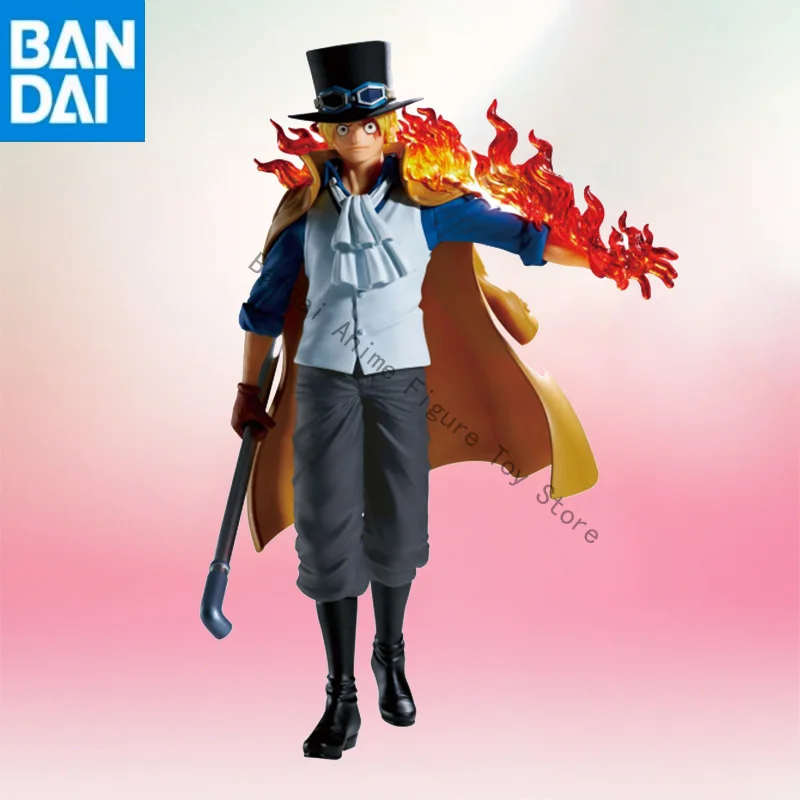 Auf Lager Original Original BANDAI NAMCO BANPRESTO ONE PIECE The Departure Logia SABO PVC 17cm Figur Modell Sammler Figur Spielzeug