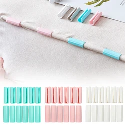 12PCS Bettlaken Clips Kunststoff Slip-Beständig Klemme Quilt Bett Clipper Abdeckung Greifer Befestigungen Matratze Halter für Blätter Hause