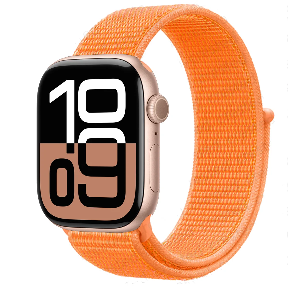 Officiële nylon lus voor Apple Watch 11 band 42 mm 46 mm 44 mm 40 mm 41 mm 45 mm 49 mm armband iWatch serie 10 9 8 7 6 5 SE3 Ultra 3 2