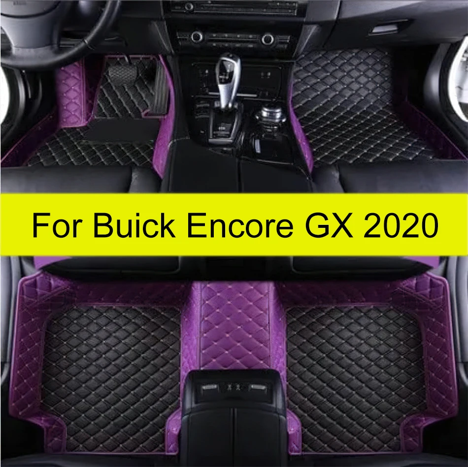 

Car Floor Mats For Buick Encore GX 2020 Custom Auto Foot Pads Automobile Carpet Cover Interior Accessories