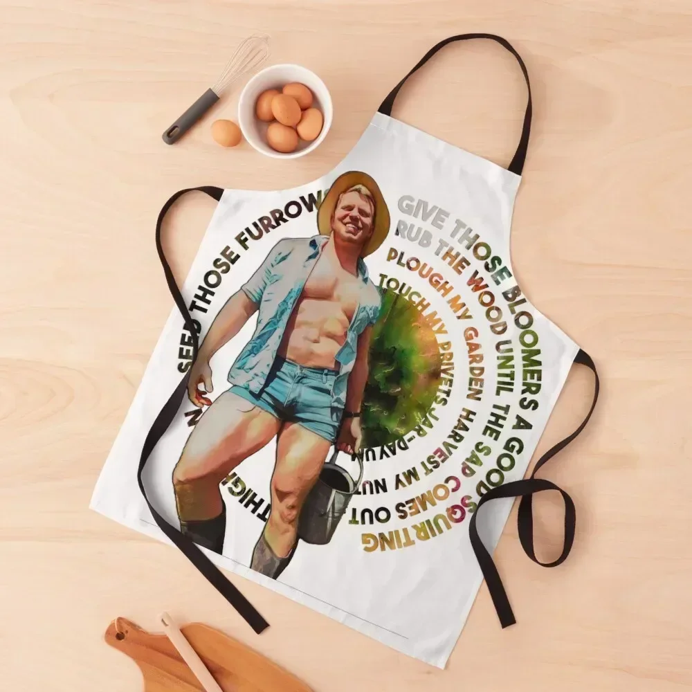 

Cheeky Gardener Apron Kitchen Things For Home household woman Chef Accessory Camping Apron