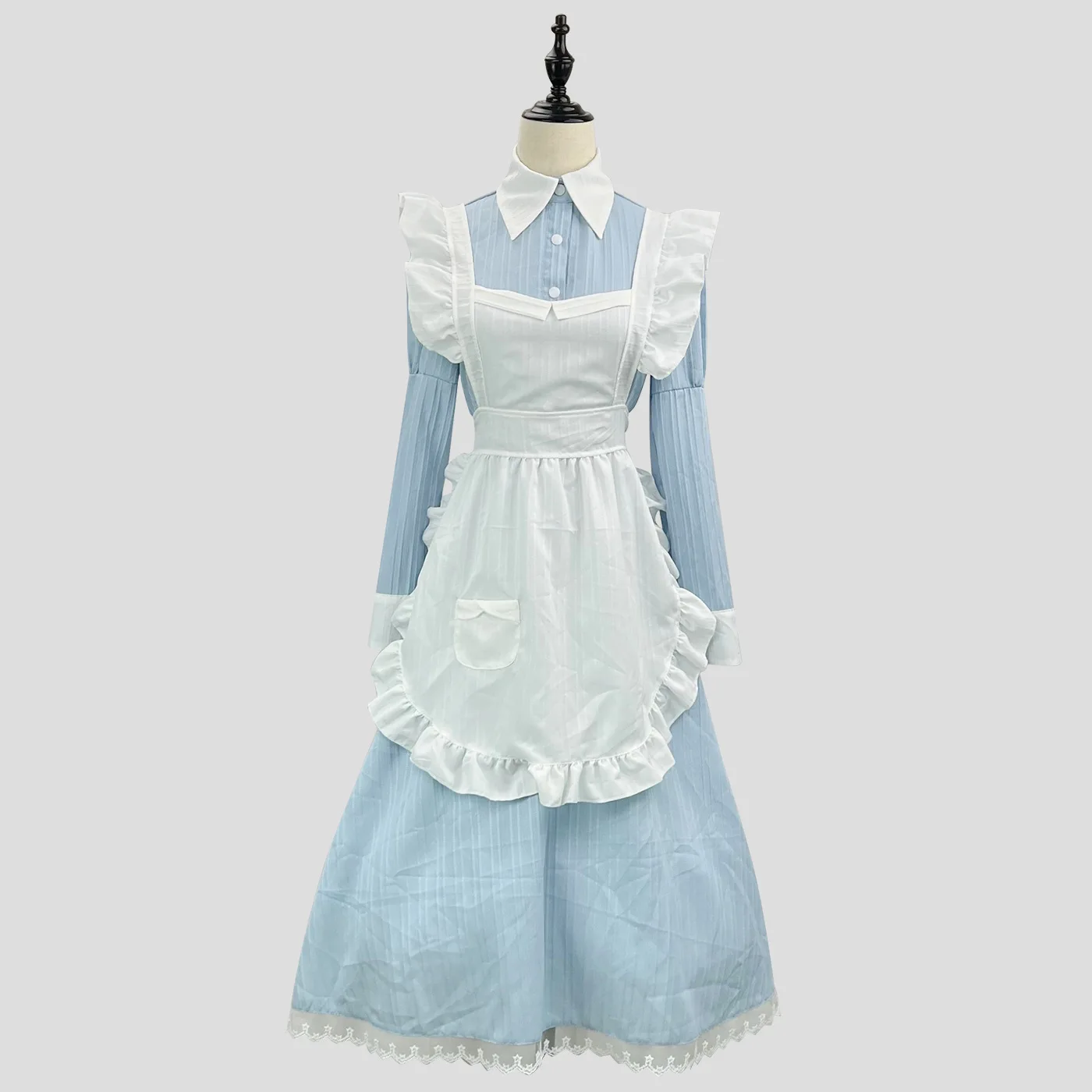 Vrouw Amine Koloniaal Kostuum Zoete Japanse Lolita Meid Feestjurk Halloween Carnaval Cosplay Jurk Plus Size