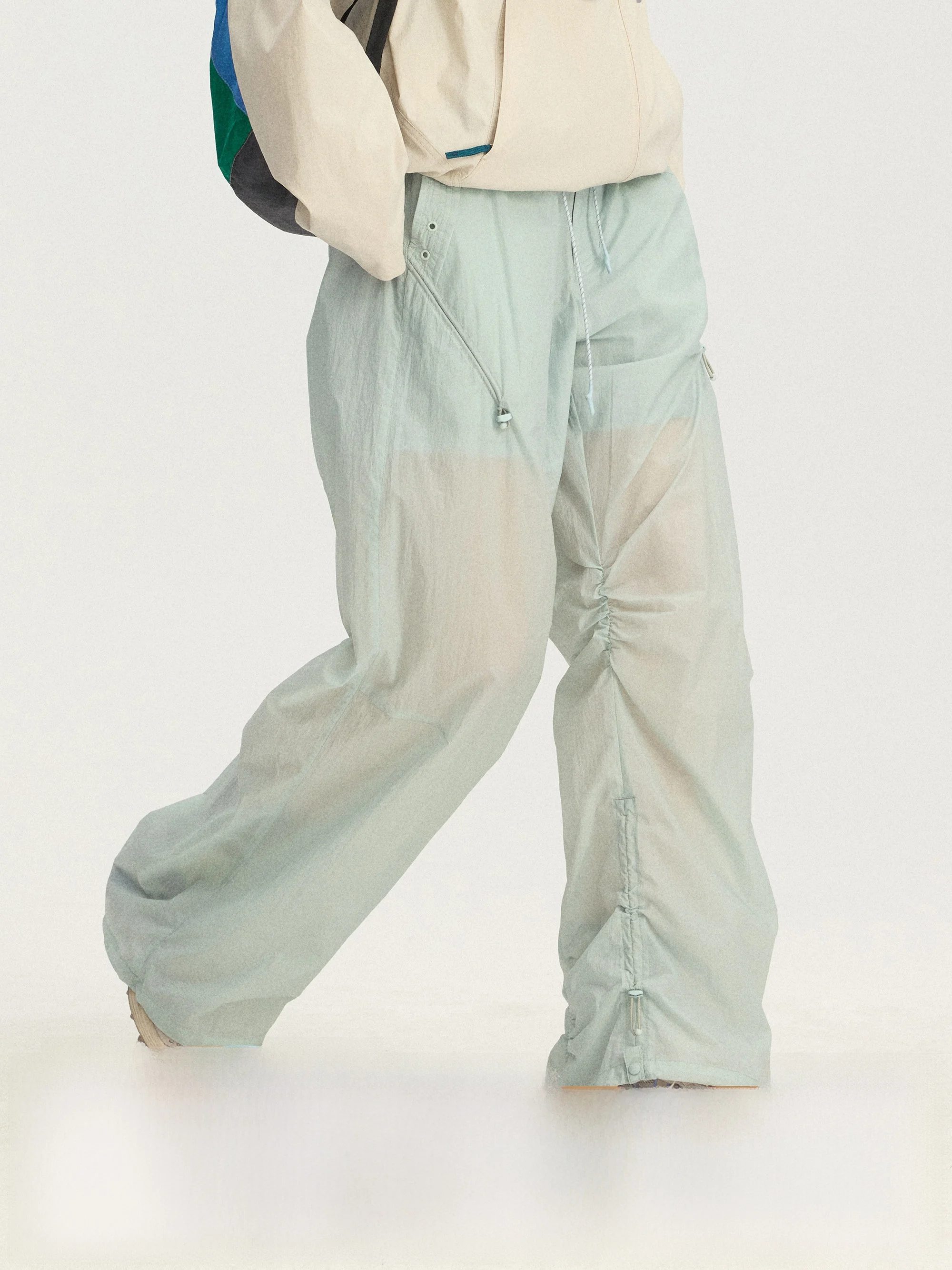 

Monterest Outdoor Lightweight Sun-Proof UPF50 Foldable Adjusting Umbrella Soldier Casual Pants Loose Fit Low Waist Nylon Fabric