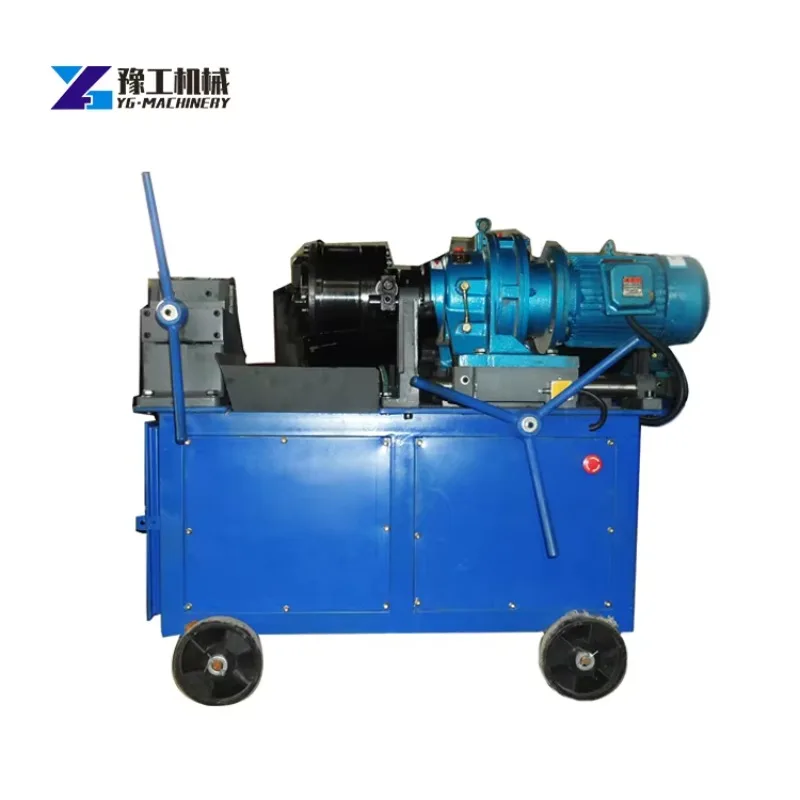 High Precision Rebar Threading Machine With Foot Pedal Control Automatic Steel Rod Threader For Easy Hands Free Work