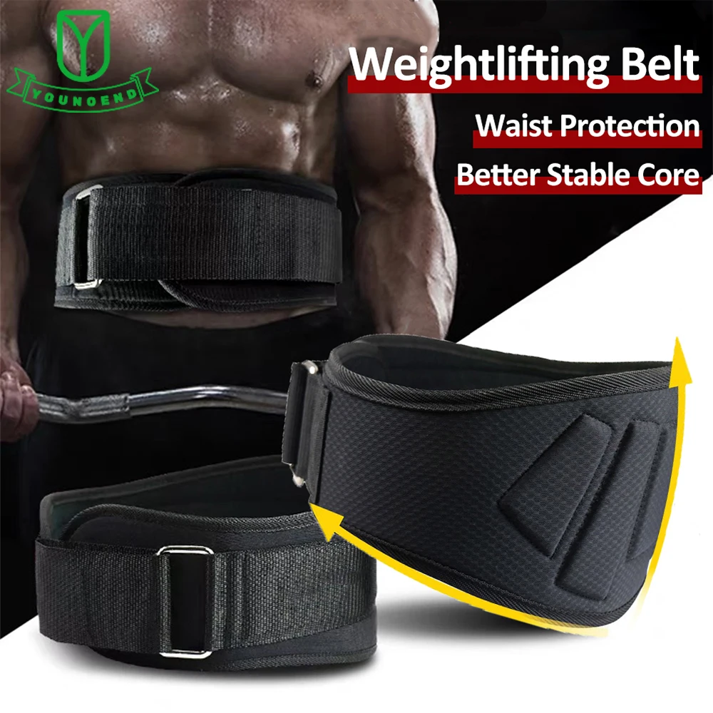 

Weightlifting Squat Training Lumbar Support Band Sport Powerlifting Belt Fitness Gym Back Waist Protector for Men Woman's Girdle