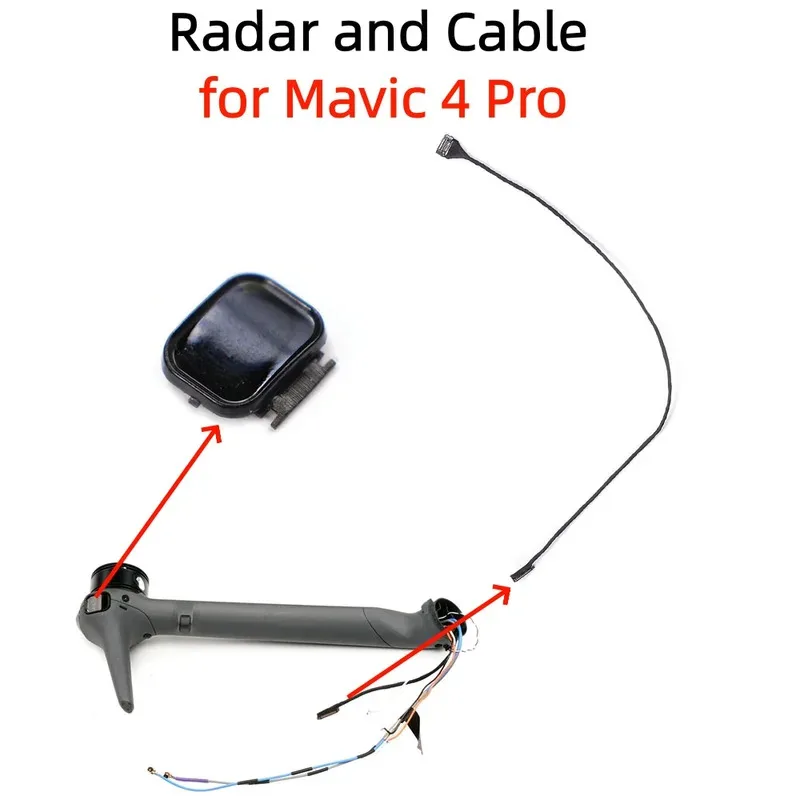 Front Right Radar Obstacle Avoidance Flat Cable/Radar Cover for Mavic 4 Pro Lidar Line Cover Repair Parts