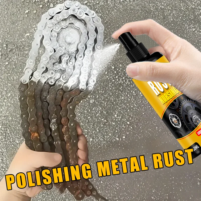 50ml All-in-One Metal Polish Spray Restores Shine Prevents Oxidation for Cars Motorcycles RVs Stainless Steel Kitchenware