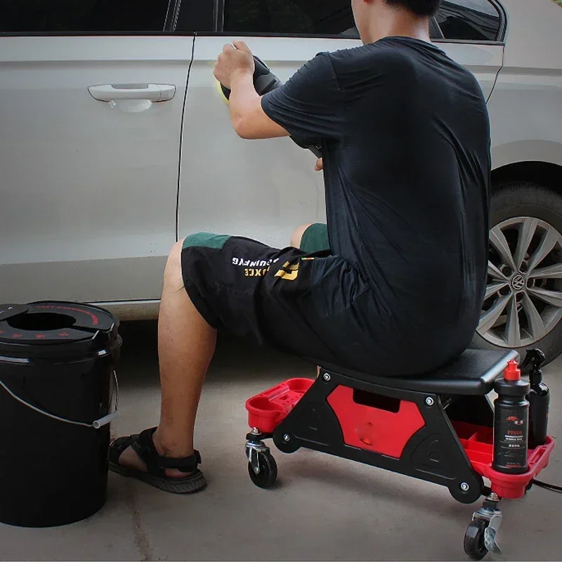 

New Automobile Beauty Polishing Bench Work Thickened Multi-functional Car Wash Bench Movable Polishing Construction Bench