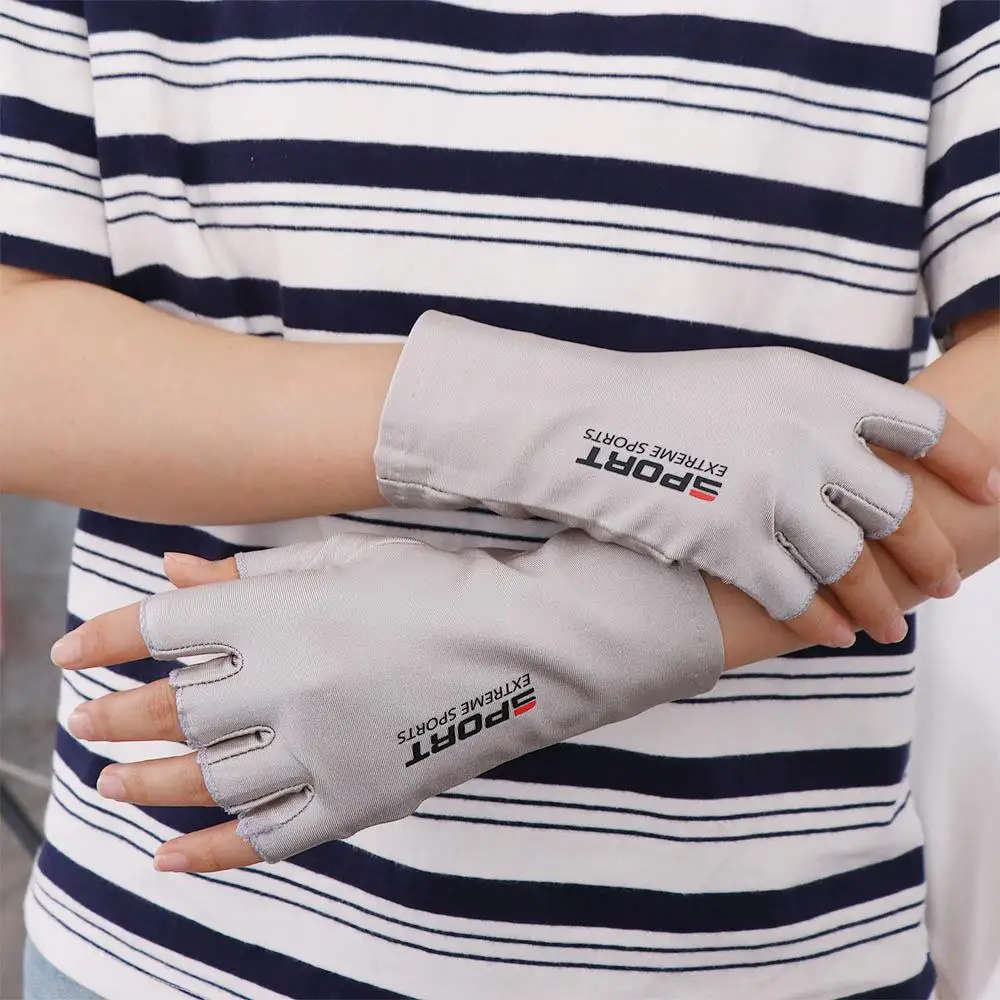 장갑 운전 장갑 사이클링 장갑 얼음 실크 남성 낚시 장갑 여성 장갑 터치 스크린 장갑 여름 자외선 차단제 장갑