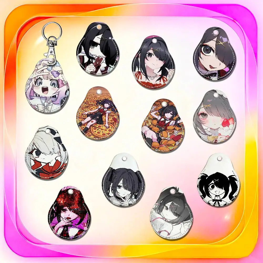 For Ame Chan Needy Streamer Overload For Air Tag Case Card Holder Keychain ID Badge Credit Bank Access For AirTag Case Shell