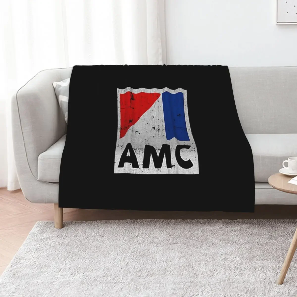 

Vintage AMC American Motors Corporation T-Shirt Throw Blanket Beach halloween Thin For Decorative Sofa Blankets