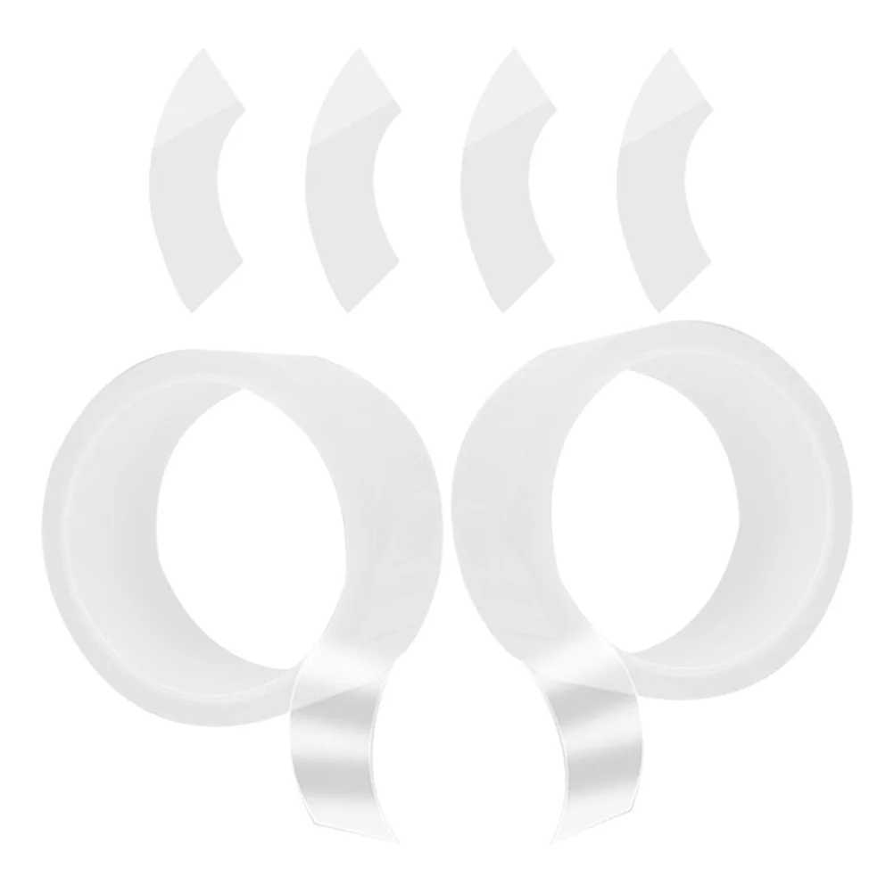 

2Pcs Car Sunroof Seal Strip Transparent Waterproof Adhesive Noise Reduction Weatherstripping Tape Universal Fit