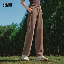 Semir pantaloni Casual donna tinta unita pantaloni neri versatili 2024 autunno nuovi pantaloni dimagranti pantaloni sportivi pantaloni Banana