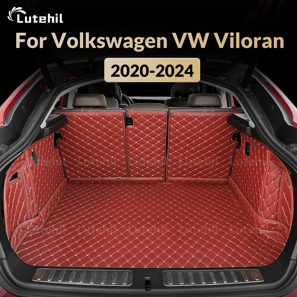 

LUTEHIL For Volkswagen（VW） Viloran 2020-2023 Auto Full Coverage Trunk Mat Car Protective Pad Cargo Liner Interior Accessories