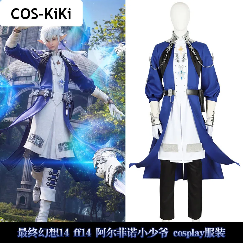

COS-KiKi Game Final Fantasy 14 FF14 Alphinaud Leveilleur 6.0 Battle Suit Handsome Uniform Cosplay Costume Halloween Party Outfit