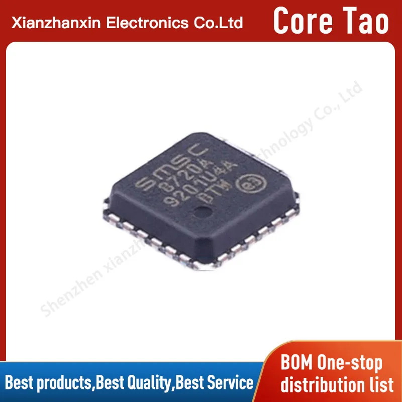 Tela 2 ~ 10 PÇS/LOTE LAN8720A-CP-TR LAN8720A printing8720A QFN24 SMSC Ethernet transceptor