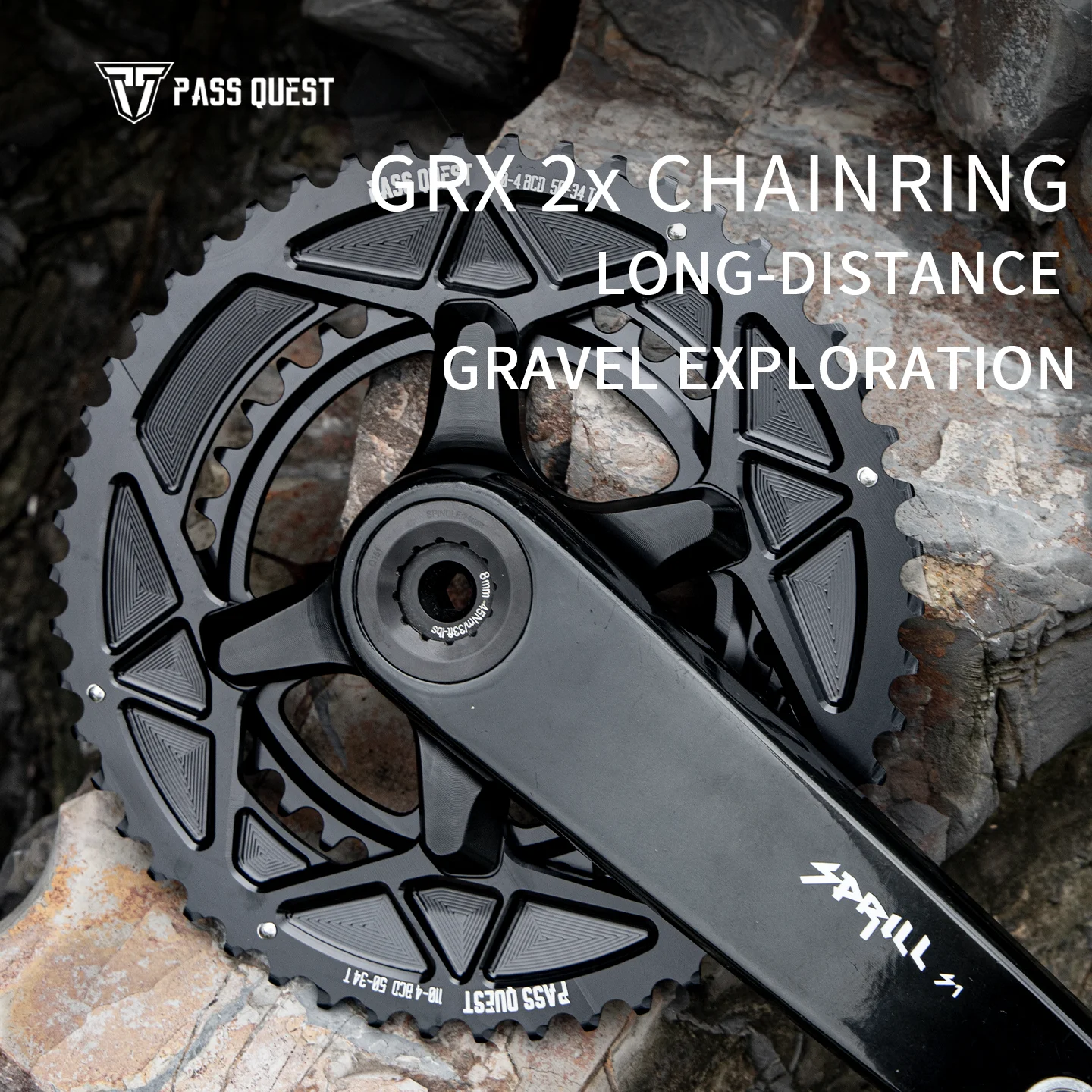 44-28T 52-36T For Grx RX810 RX820 Double Chainrings 110mm 80mm BCD Road Bike Chainwleel 48-33T 50-34T