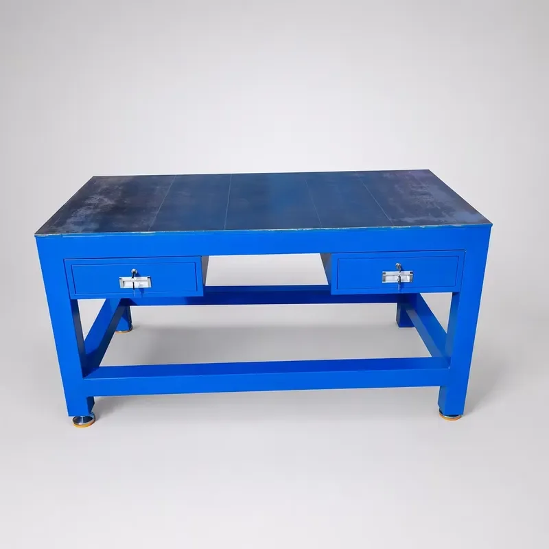 for Workbench Vise Cast Iron Stainless Steel Sheet Maintenance Table for Workshop Repair and Assembly Heavy Duty Station