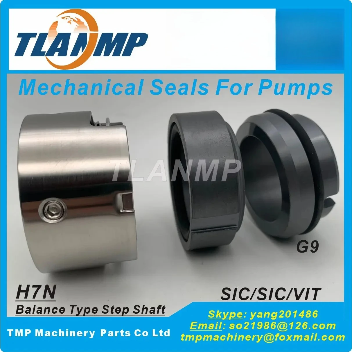 H7N-40 , H7N/40-G9 ,  H7N/40-G91, H75N/40-G9 , H75/40-G115 TLANMP H7N balanced Type Mechanical Seals (Shaft Size:45/50mm)