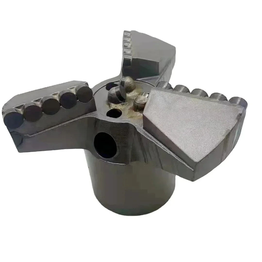 

125mm Three-wing Type PDC Drill Bit For Sandstone Z50 Thread