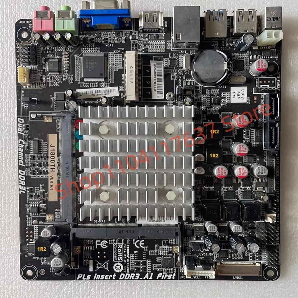 Industrial computer motherboard  J1800TH