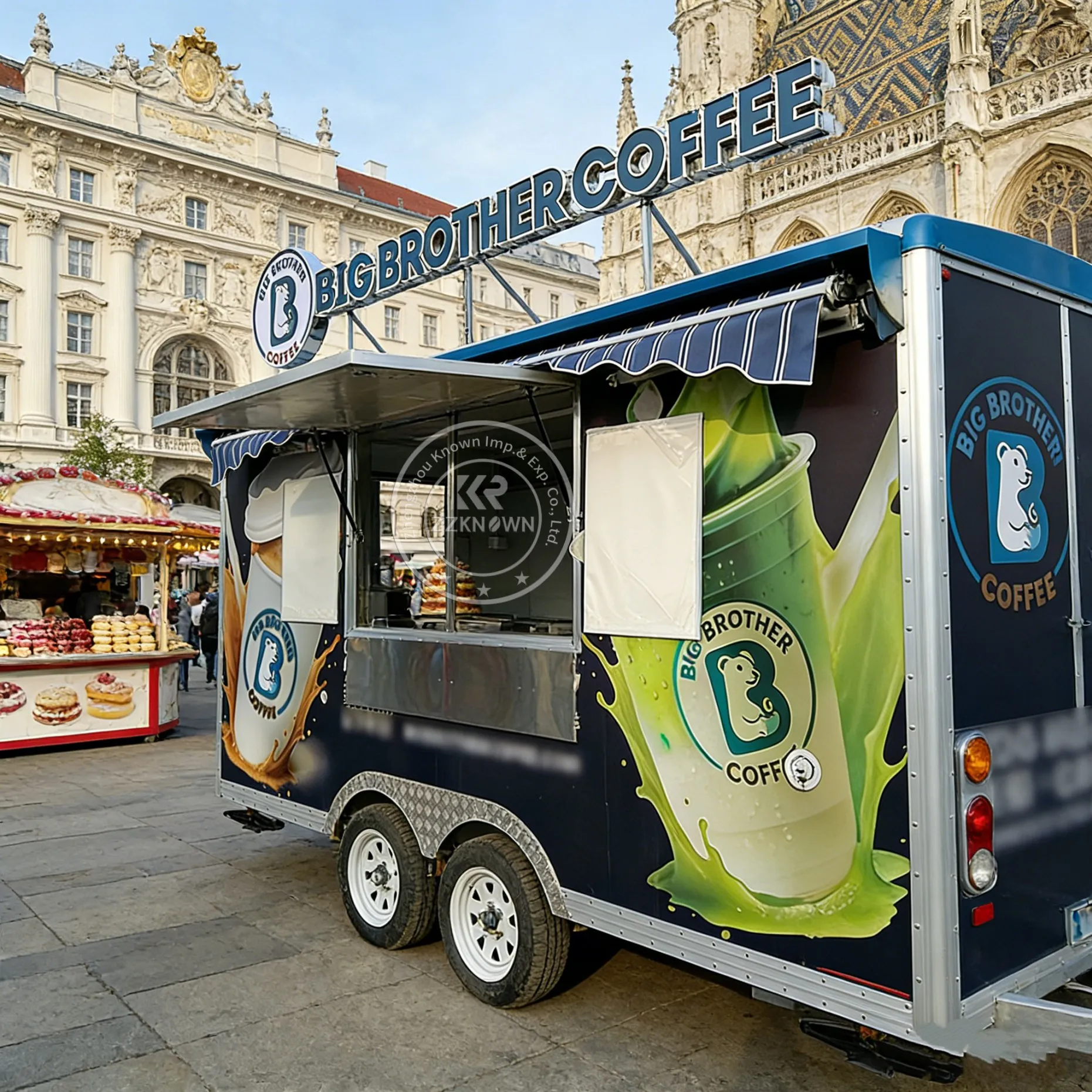 

Мобильный фургон-прицеп для продажи еды (бургеров, закусок, выпечки) на заказ, производство Китай, для новорожденных, для продажи в США