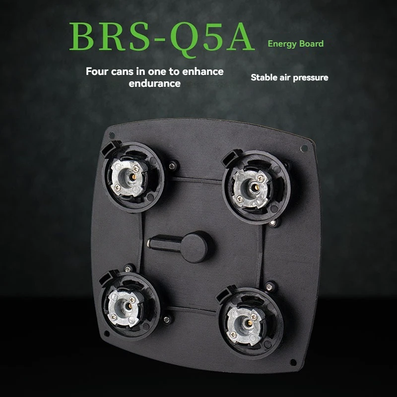 BRS-Q5A Energy Plate Four-In-One Cartridge Gas Stove With Extended Gas Canister For Longer Operating Time