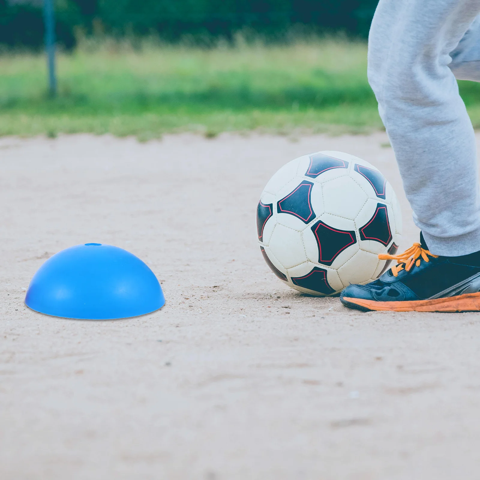 5 Stück Feldmarkierungsscheibenkegel für Fußball-Fußball-Trainingsgeräte, Bohrer, Beweglichkeit, Geschwindigkeitsverbesserung, Übungswerkzeuge