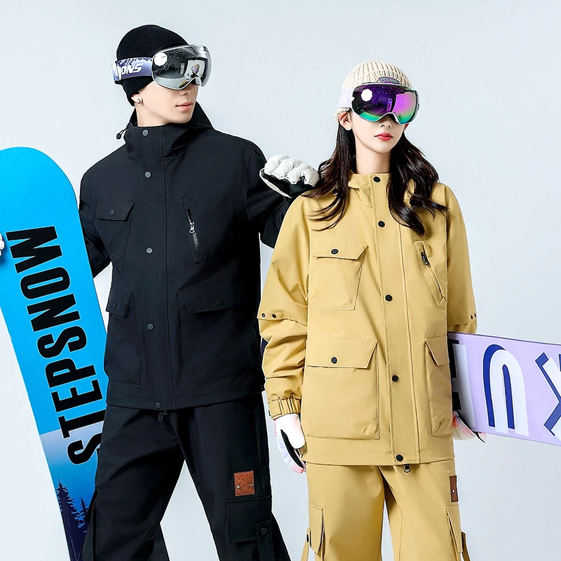 

Водонепроницаемые походные парки, пальто, зимняя ветровка, мужские новые комплекты унисекс из двух предметов, куртки 3 в 1, пальто, мужская уличная куртка