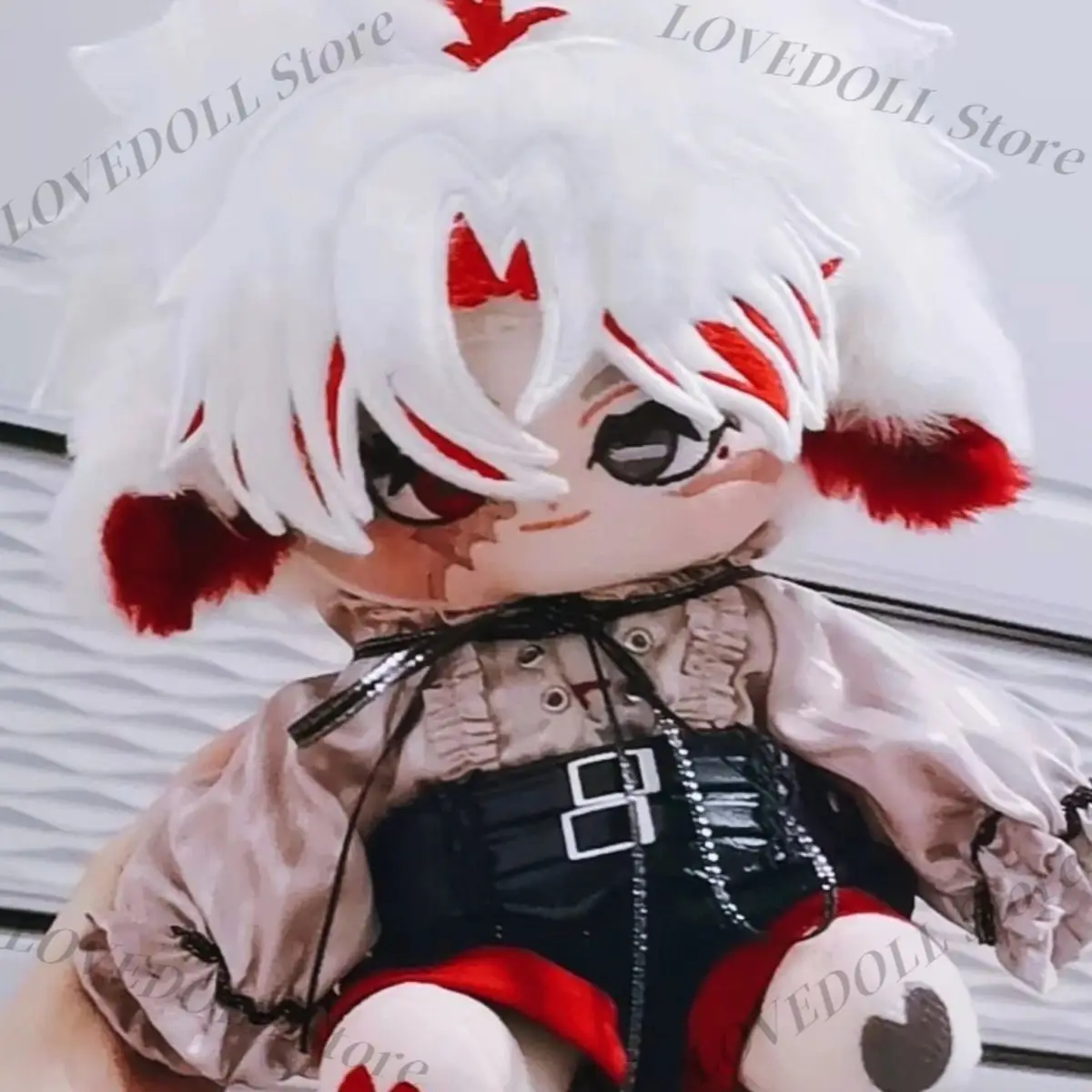 

20cm Anime Wuthering Waves Gaming Attribute Cotton Doll Body Dress Up Plushie Toy Figures Cosplay Xmas Gift