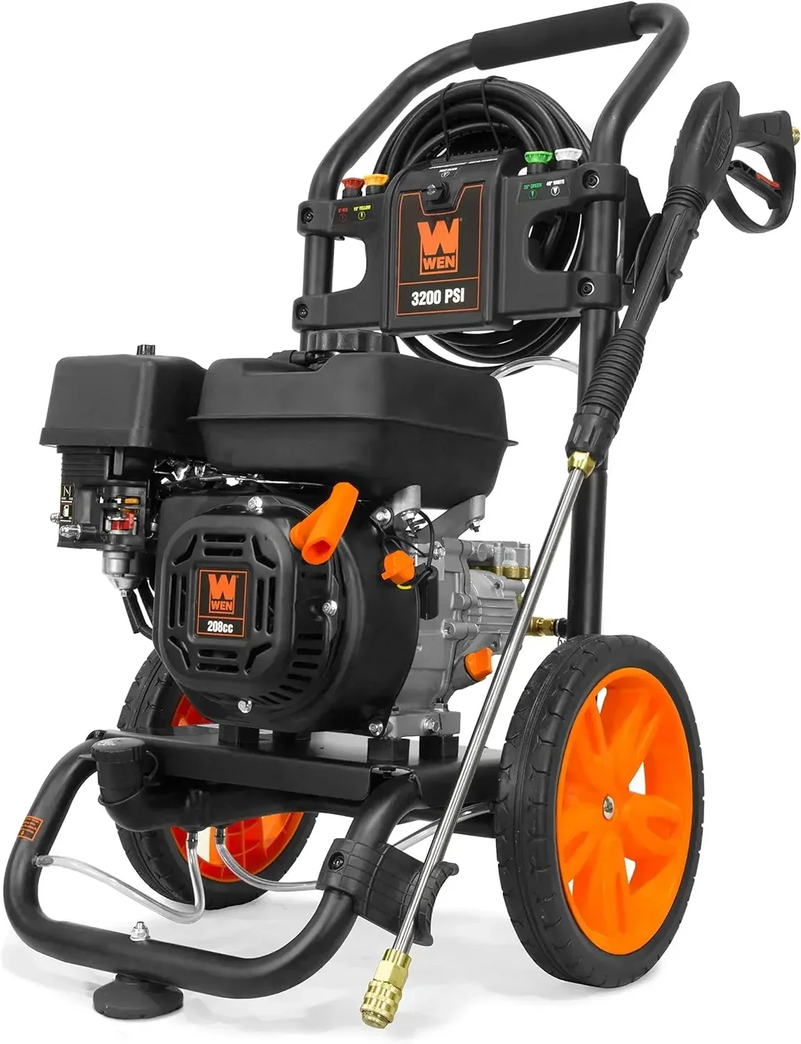 

WEN PW3200 Gas-Powered 3200 PSI 208cc Pressure Washer, CARB Compliant Black