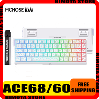 Mchose Ace 60 Pro 8K Magnetic Switch Mechanical Keyboard TTC Magnetic Low Delay E-Sports Gaming Keyboard RGB PC Gamer Man caps