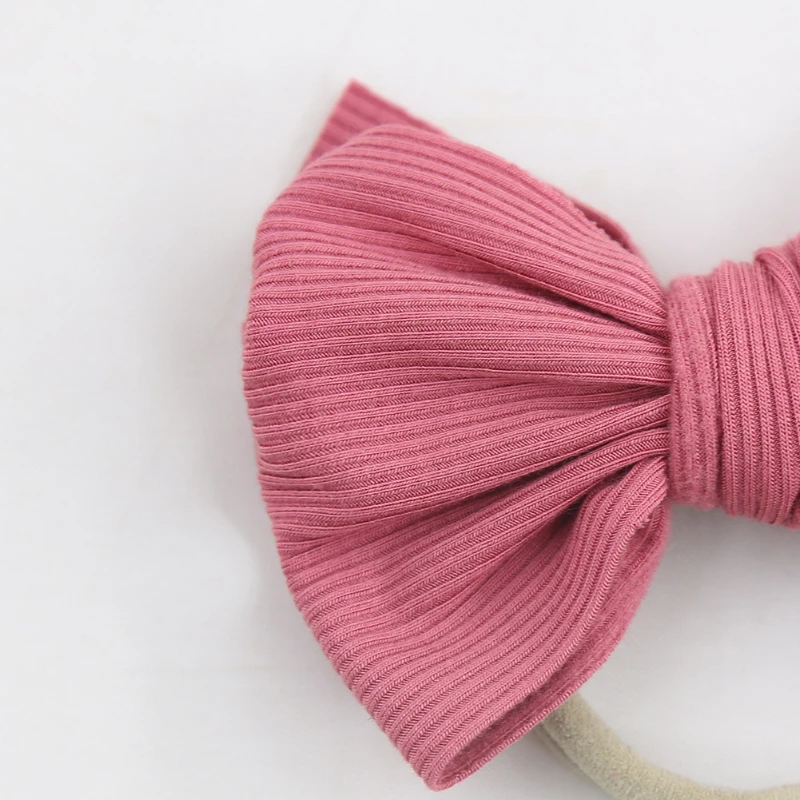 Children's Super Soft Nylon Faucet with Hair Accessories Cotton Bow Baby Headband Baby Girl Hair Accessories Hair Pins and Clips