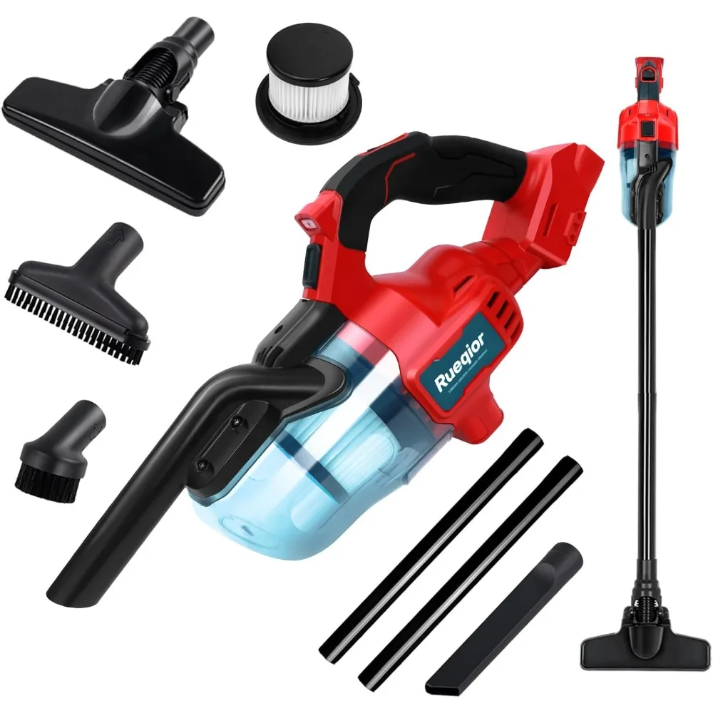 Cordless Handheld Vacuum Cleaner for Milwaukee M18 Battery 5 in 1 Electric Vacuum 400W Motor 46 CFM Portable Vac for Home Pet
