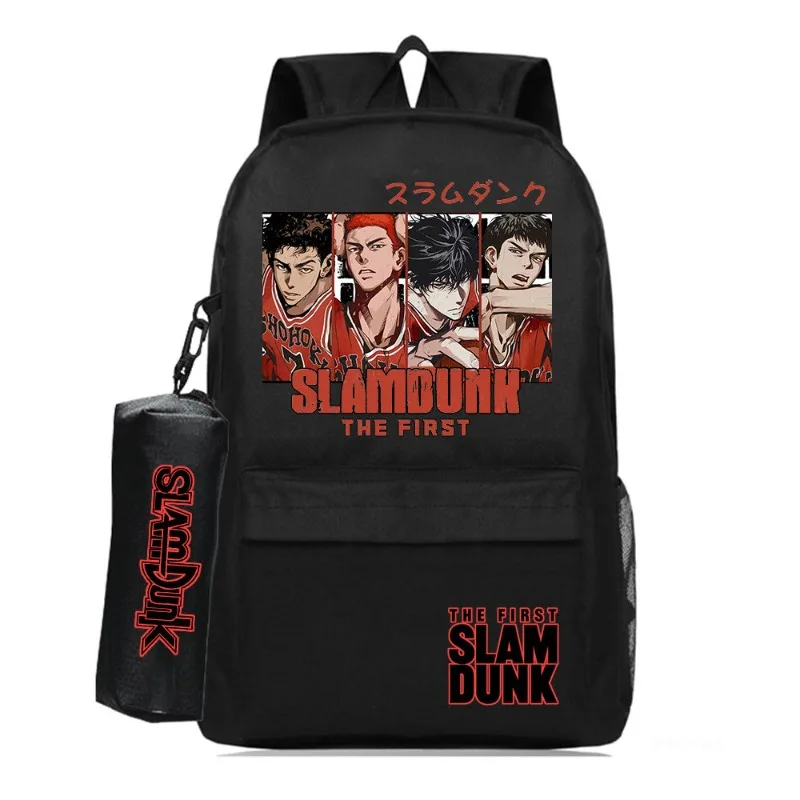 New Slam Dunk Personalized Fashion Backpack Sakuragi Hanamichi Rukawa Kaede Student Creative Animation School Bag Backpack Gift