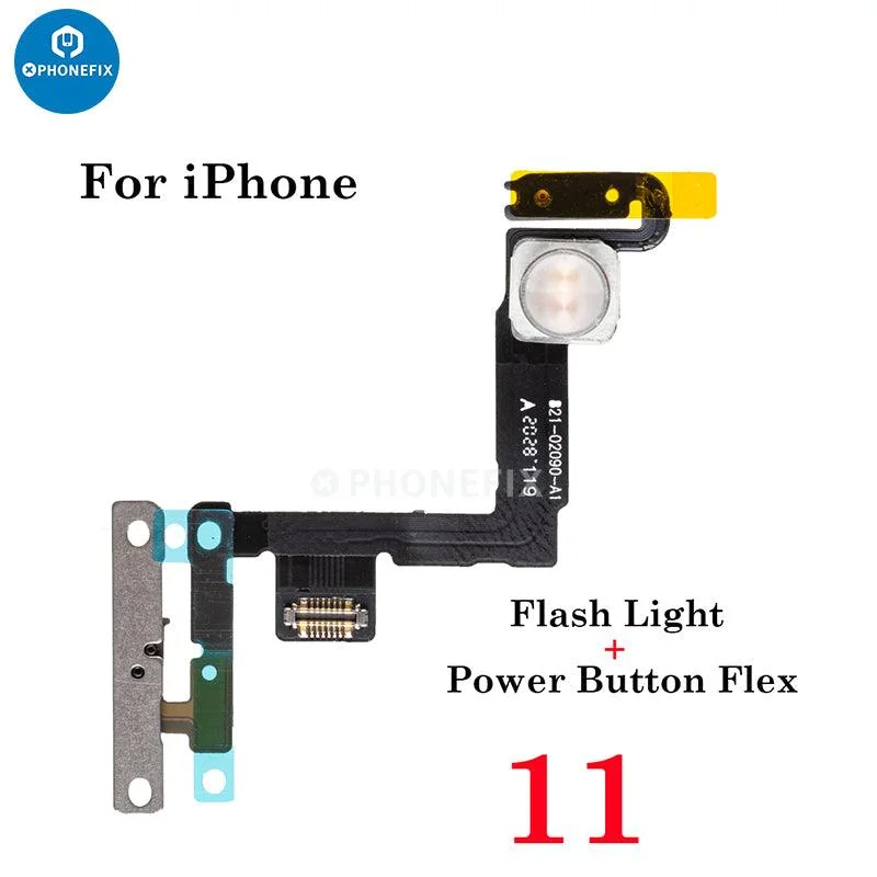 Original LED Flash Light Sensor Flex Cable Replacement For iPhone 11 12 13 14 15 Pro Max Proximity Distance Ambient Repair Part