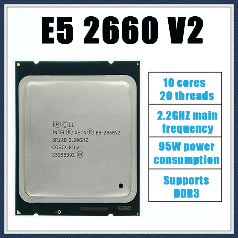 Imagem -06 - Conjunto de Placas-mãe Cpu e5 2660 v2 Kit Lga 2011 2x16gb = 32gb Ram Ddr3 Suporte Combo Sata3.0 Usb 2.0 M.2 Nvme