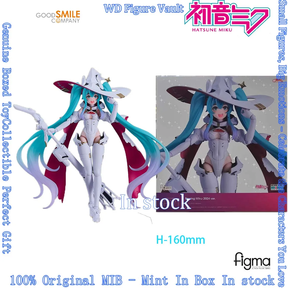

В наличии GSC GSAS figma SP-171 Racing Miku 2024 Hatsune Miku, коллекционная фигурка, аниме-модель, оригинальная, в коробке, игрушка, подарок