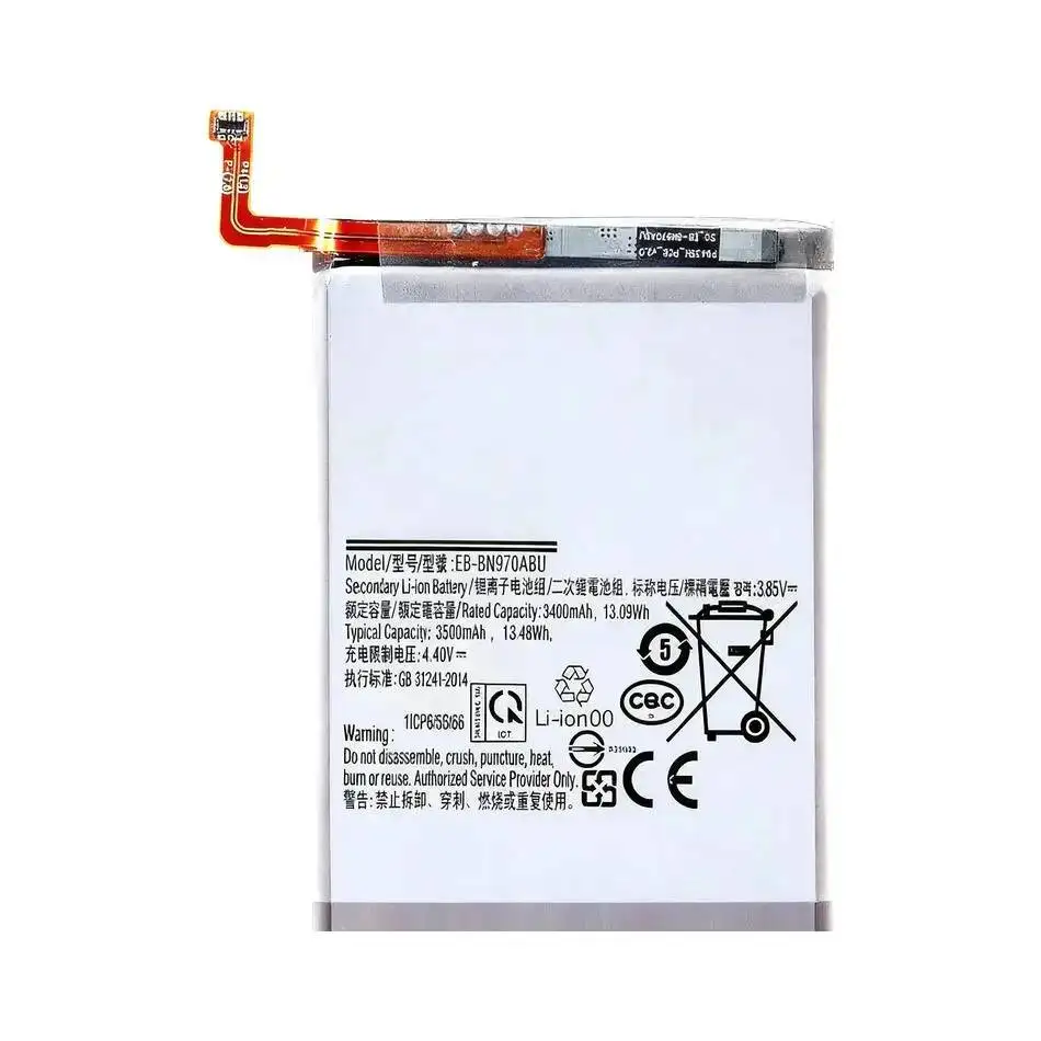 

Mobile Phone Battery For Samsung Galaxy Note 10 5G X 3500Mah EB-BN970ABU Environmentally Friendly