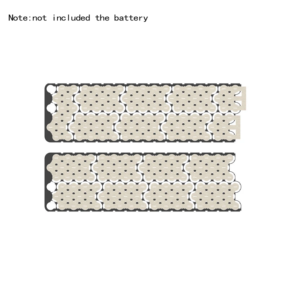 6P 16S 60V 21700 li-ion Battery Holder with Welding Nickel Board Folding electric bike Anti Vibration Cell Holder