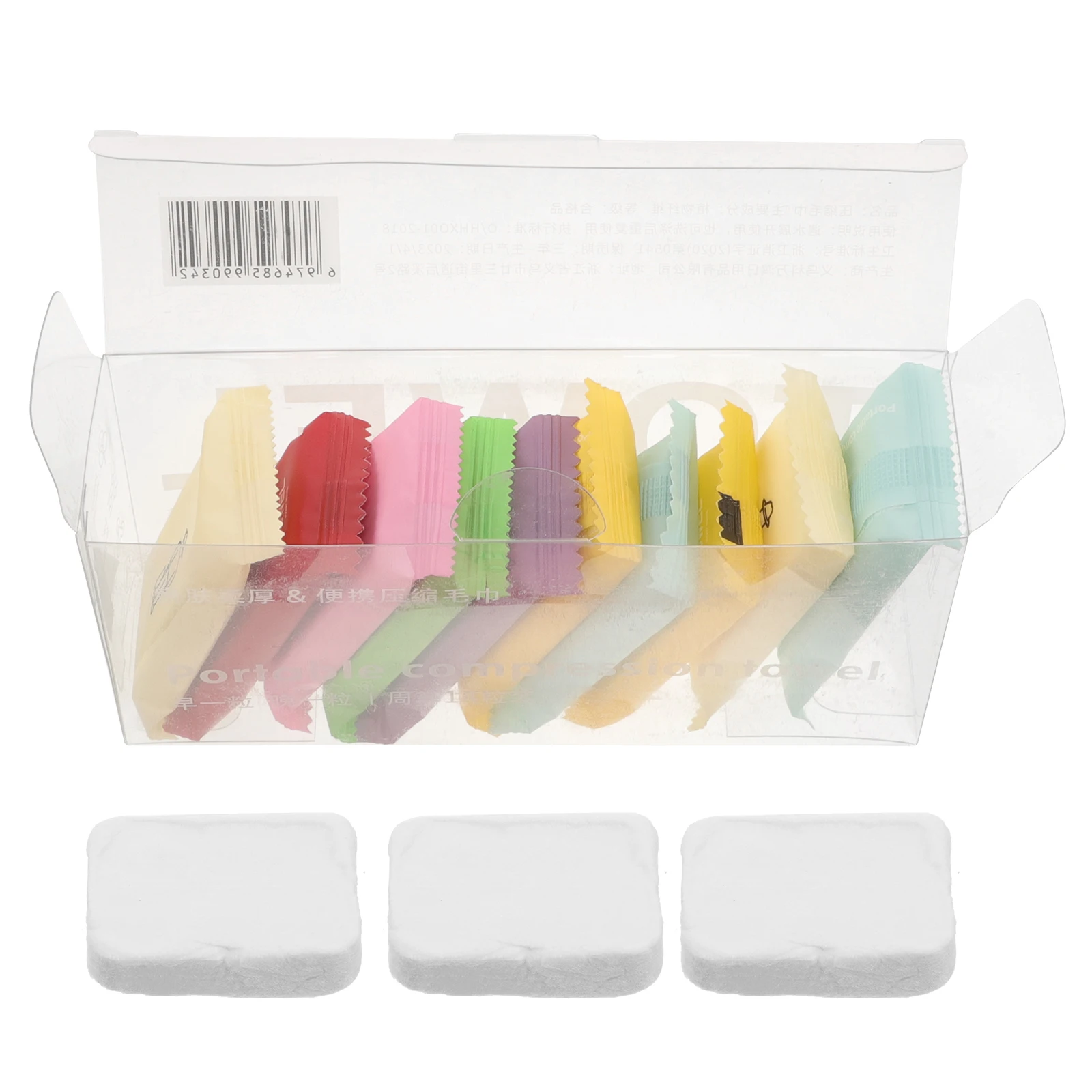 

14pcs Independent Packaging Face Towel Mini Compressed Travel Disposable Camping Towels Quick Dry Absorbent Cotton