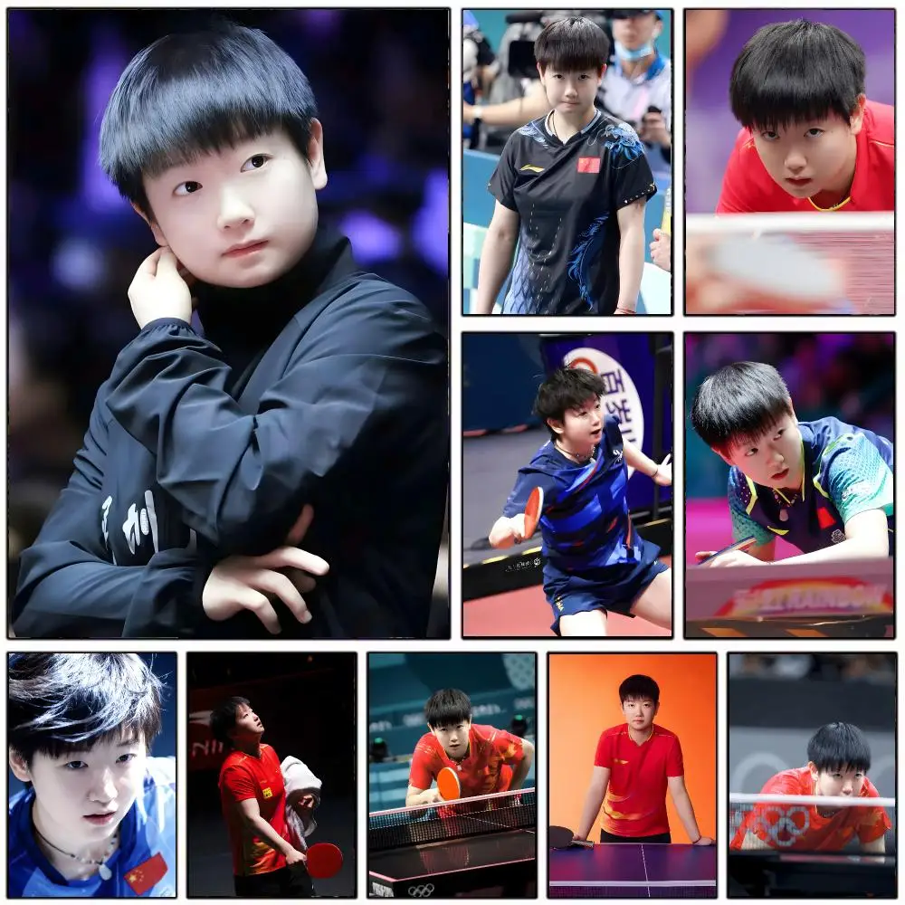 Ping Pong Star S-Sun Yingsha Poster Wall Art Print Decorative Mural Home Decor Gift Unframed